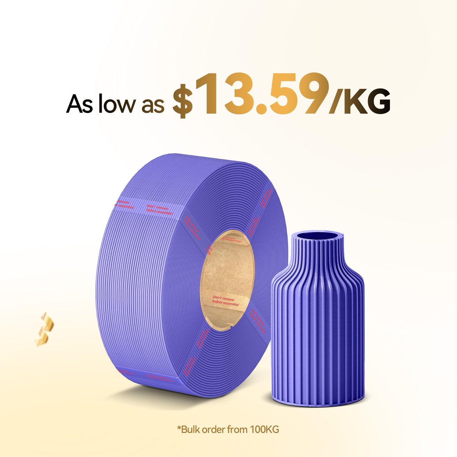 PLA Basic Refill 10-100kg Deals