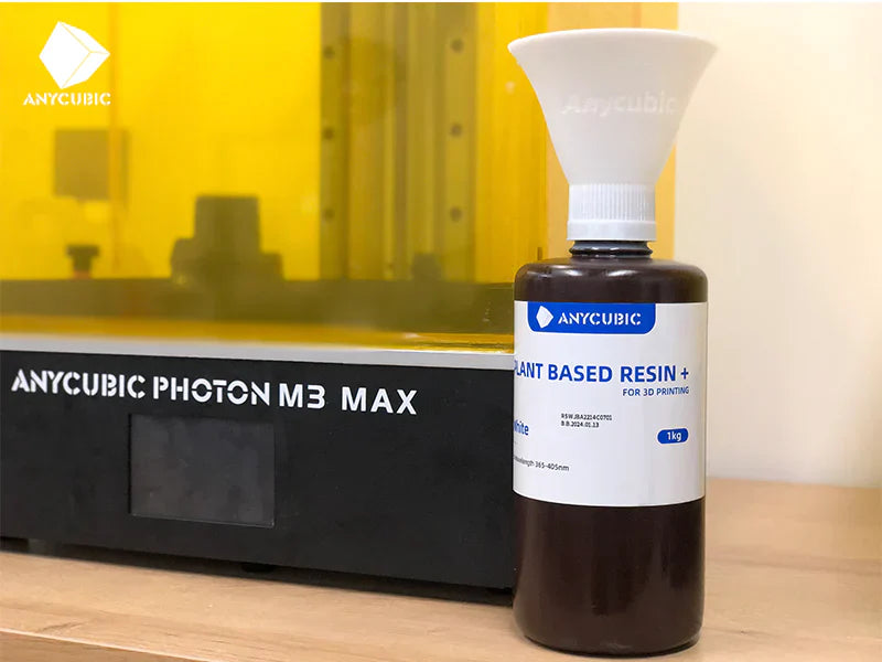 Anycubic 3D Printed Funnel Models for Pouring and Filtering Resin