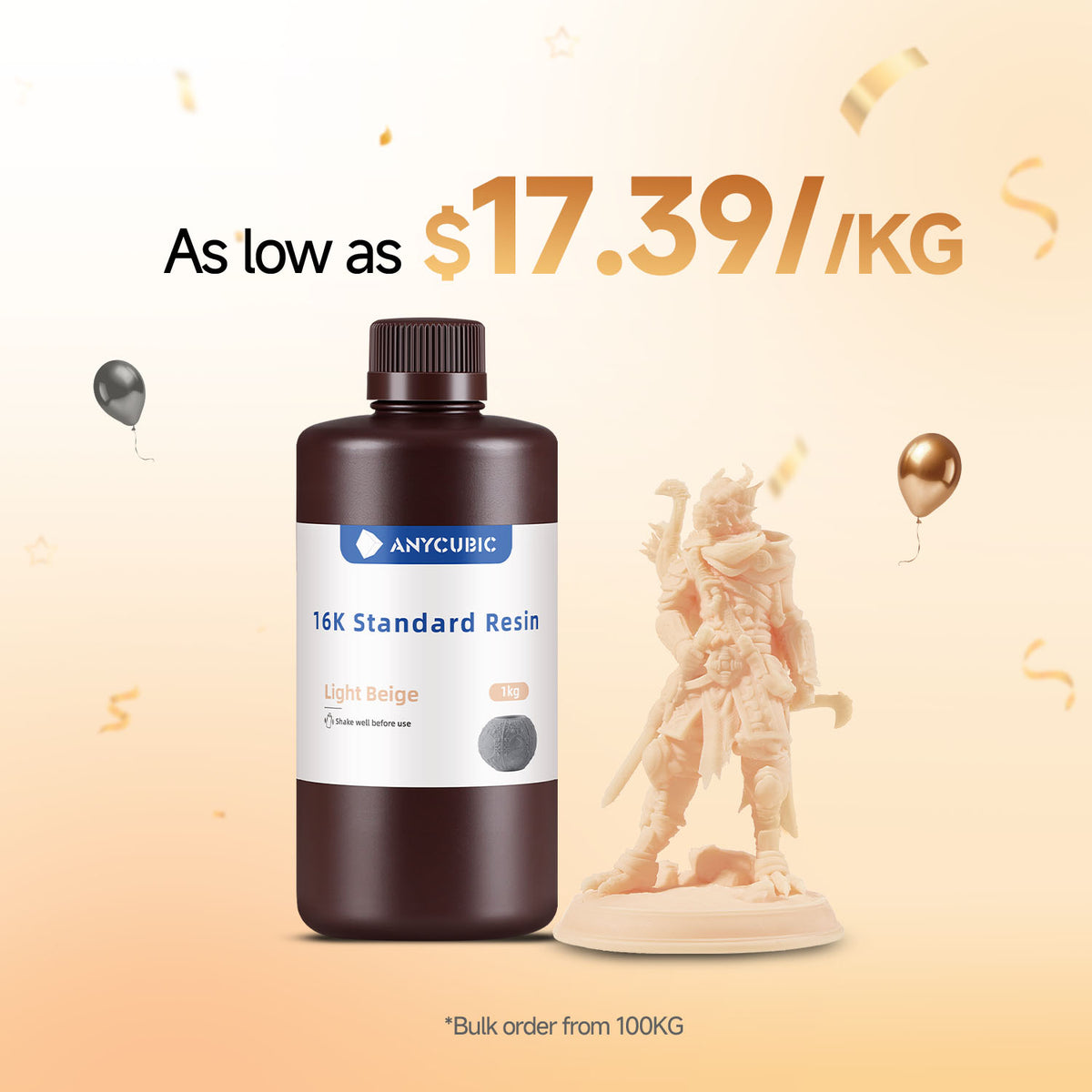 16K Standard Resin 10-100 kg Deals