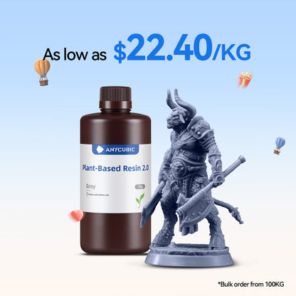 Plant-Based UV Resin 2.0 10-100kg Deals