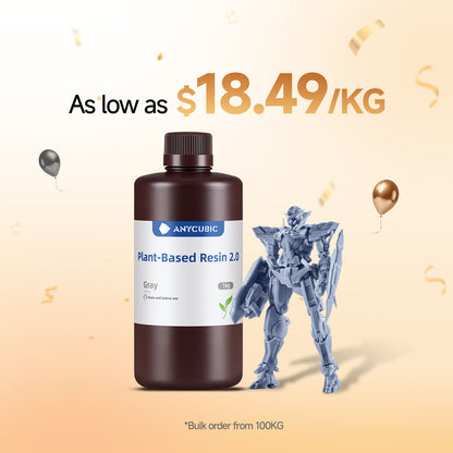Plant-Based UV Resin 2.0 10-100kg Deals