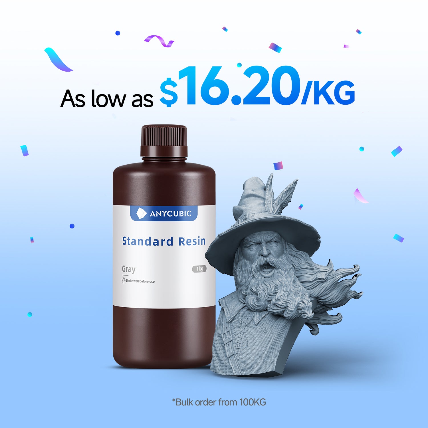 Standard Resin 10-100kg Deals