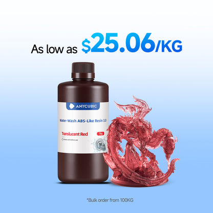 Water-Wash ABS-Like Resin 3.0 10-100kg Deals