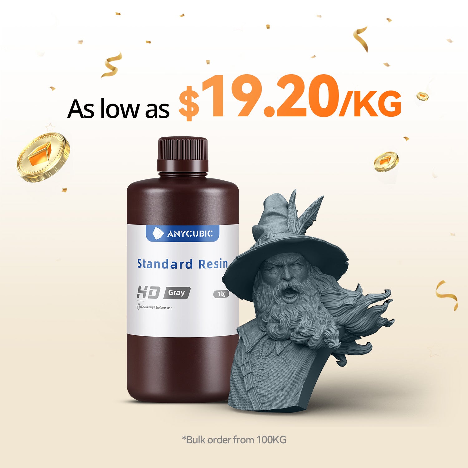 Standard Resin 10-100kg Deals