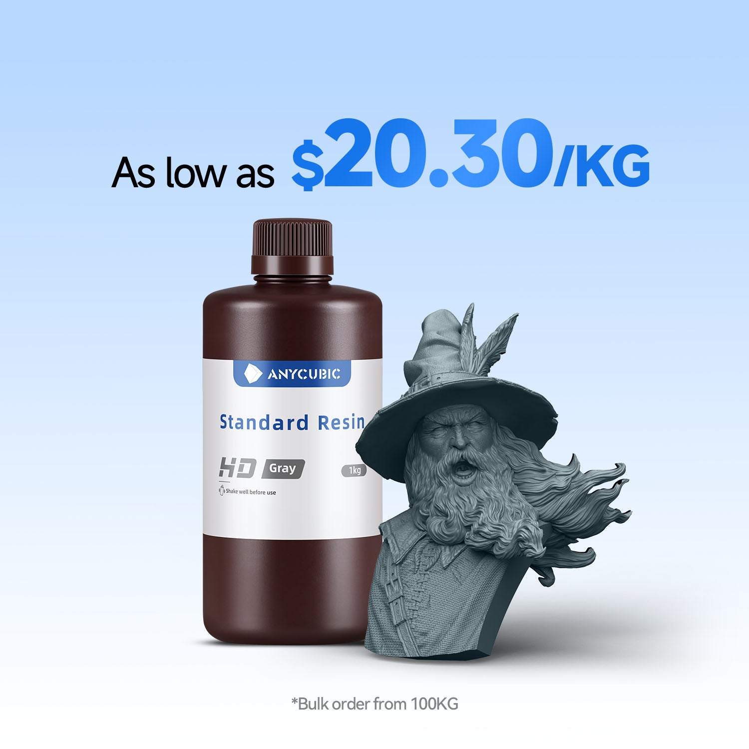 Standard Resin 10-100kg Deals