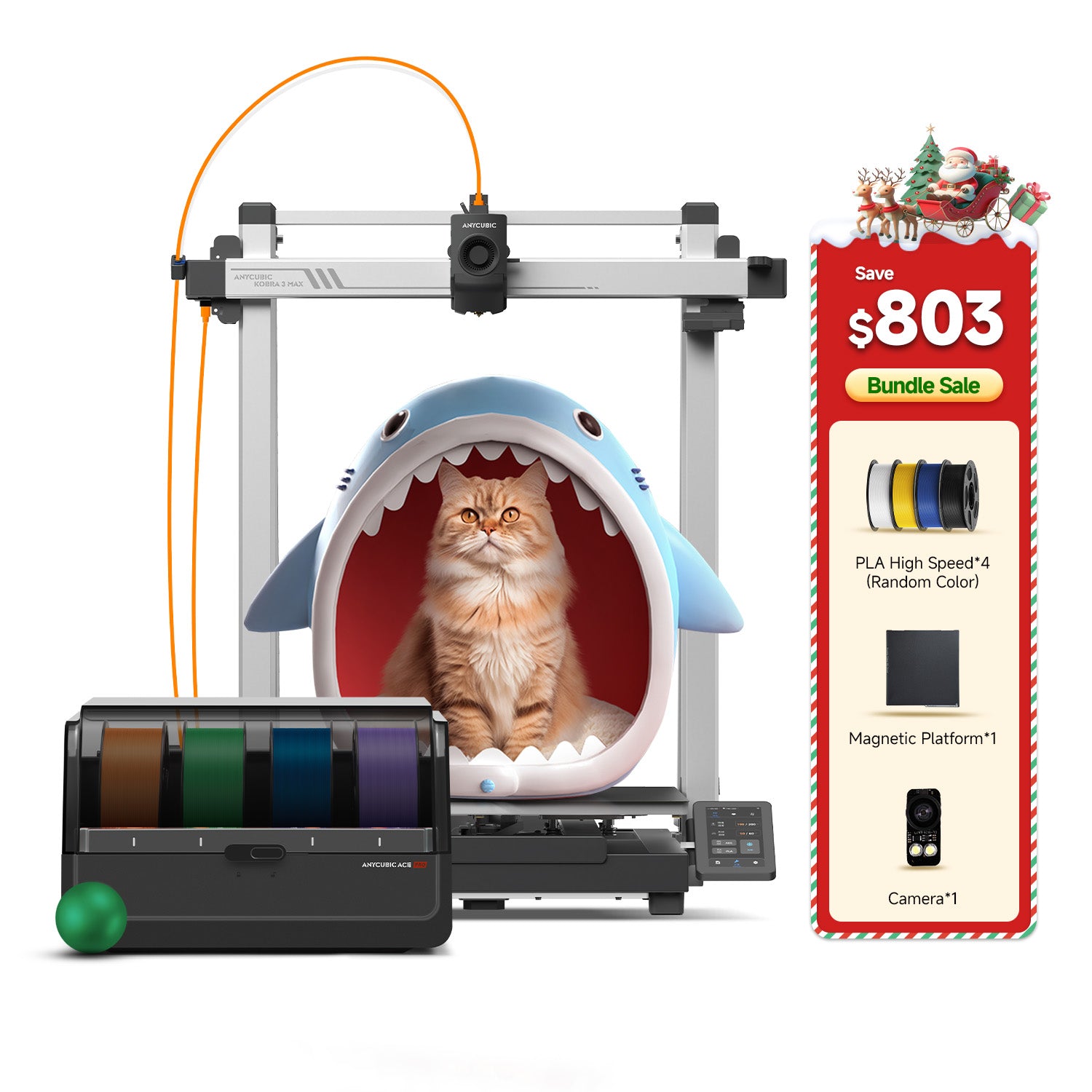 Kobra 3 Max Combo Fast & Large-Format 4-Color Bundle