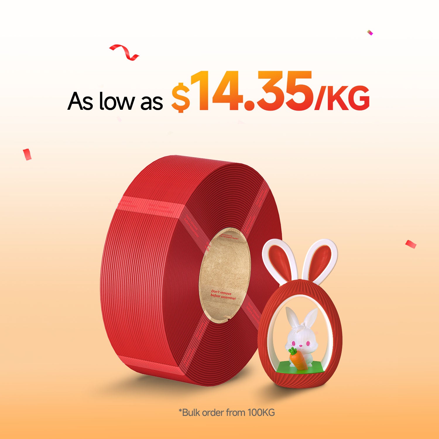 PLA+ Refill 10-100 kg Deals