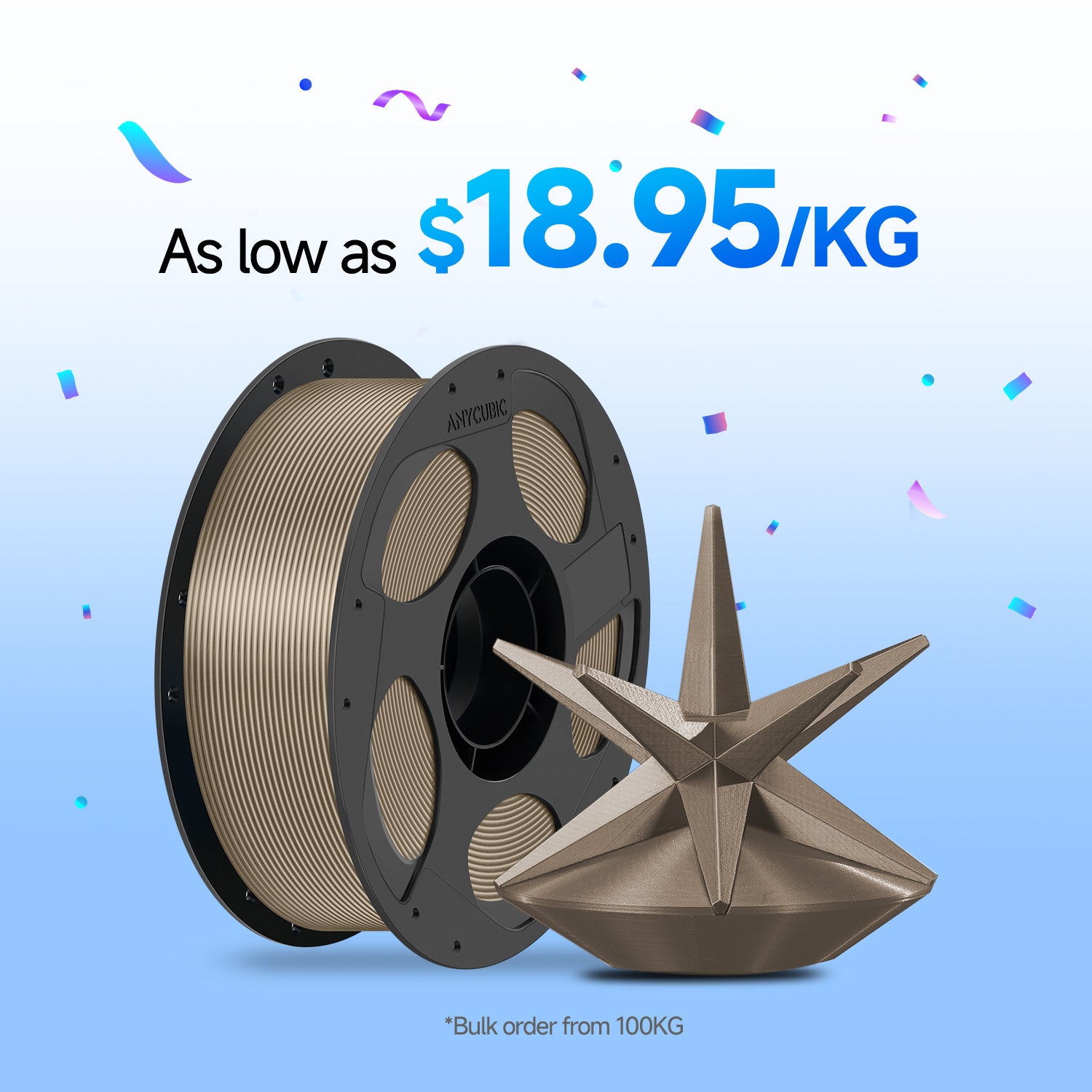 PLA Metal 10-100kg Deals