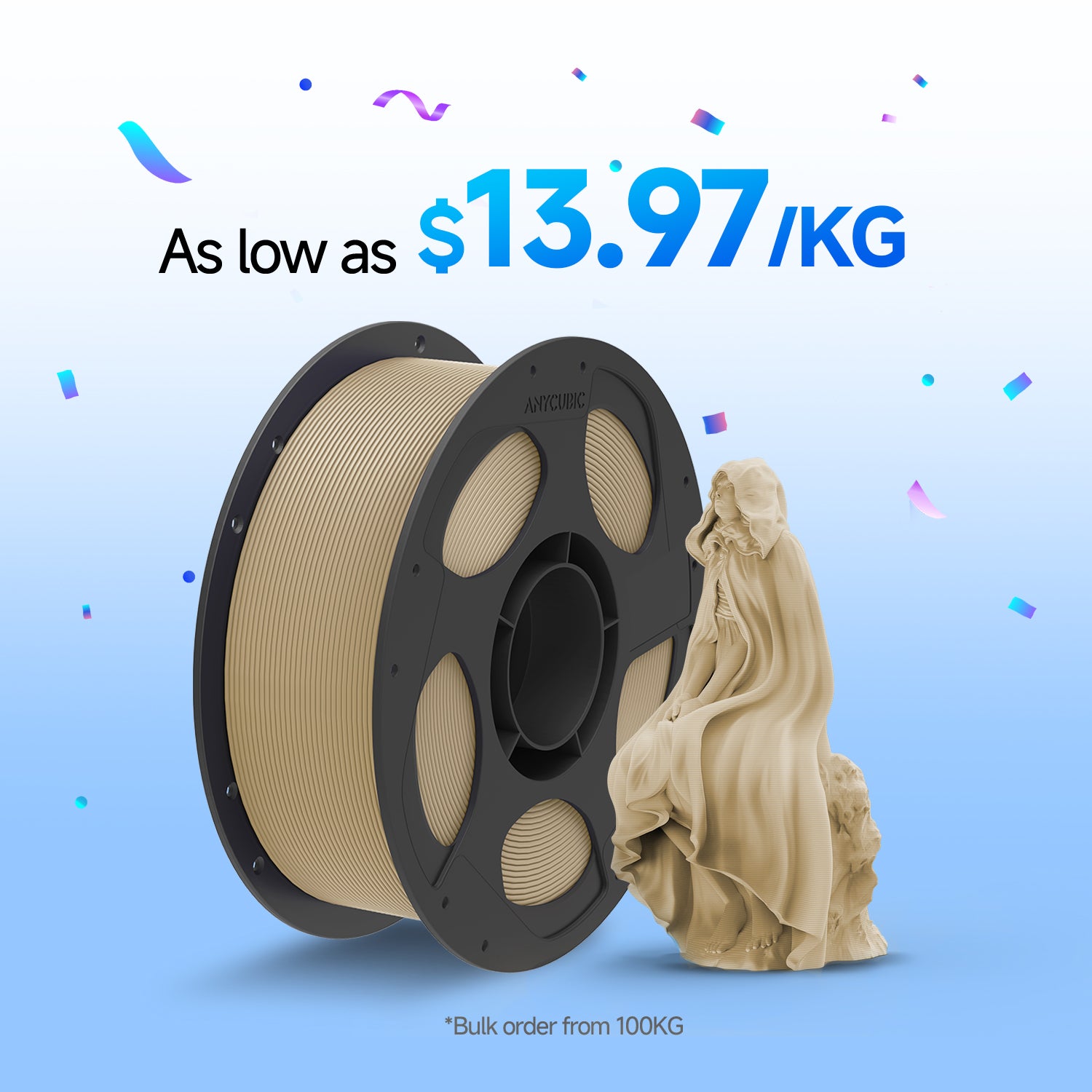 PLA Matte 10-100kg Deals