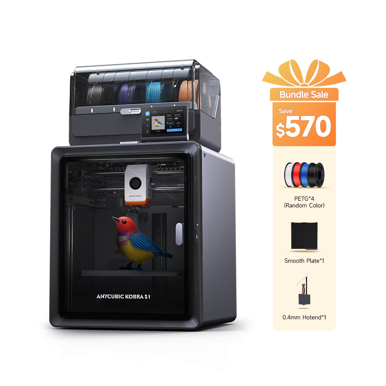 Kobra S1 Combo PETG 4-Color Bundle