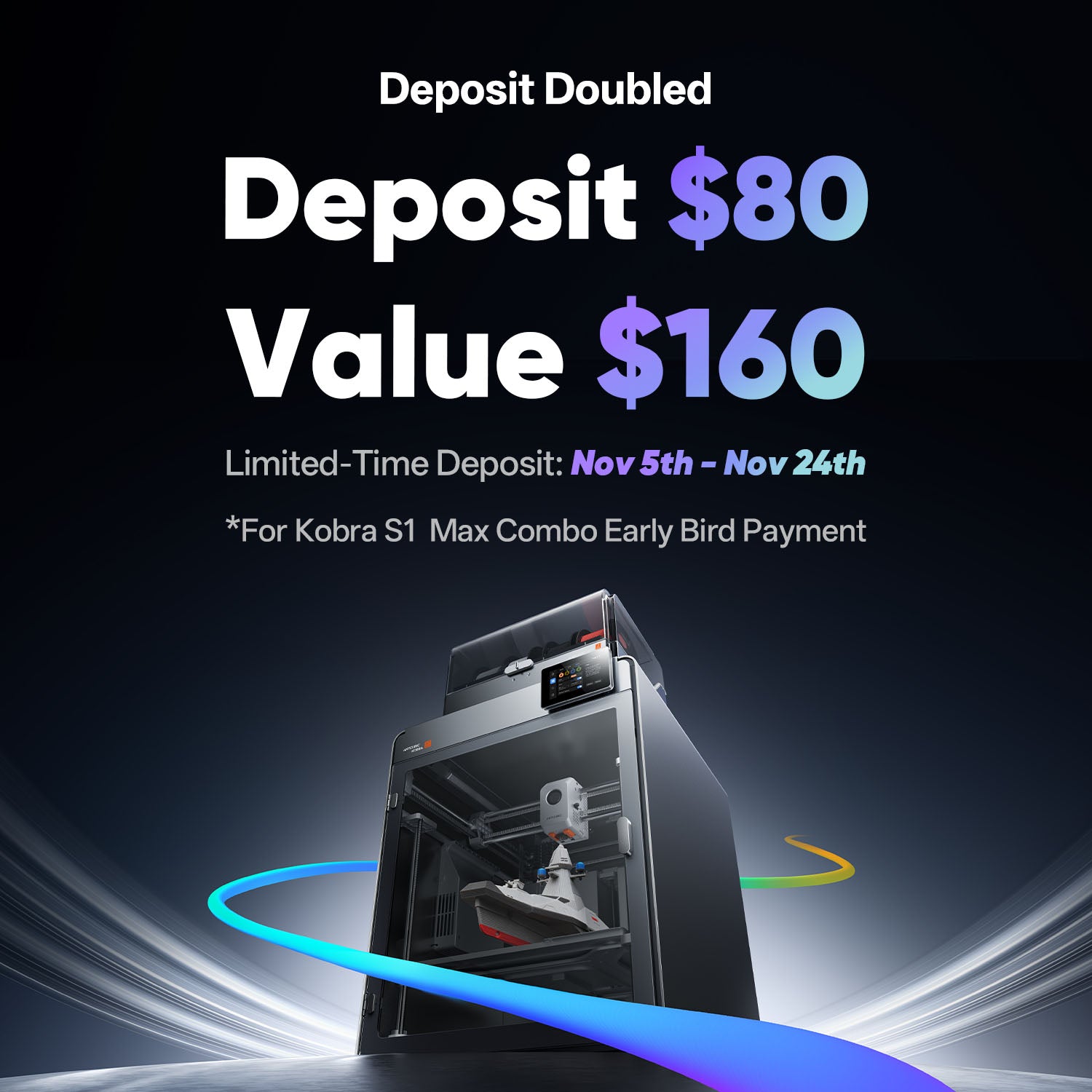Anycubic Kobra S1 Max Combo Deposit