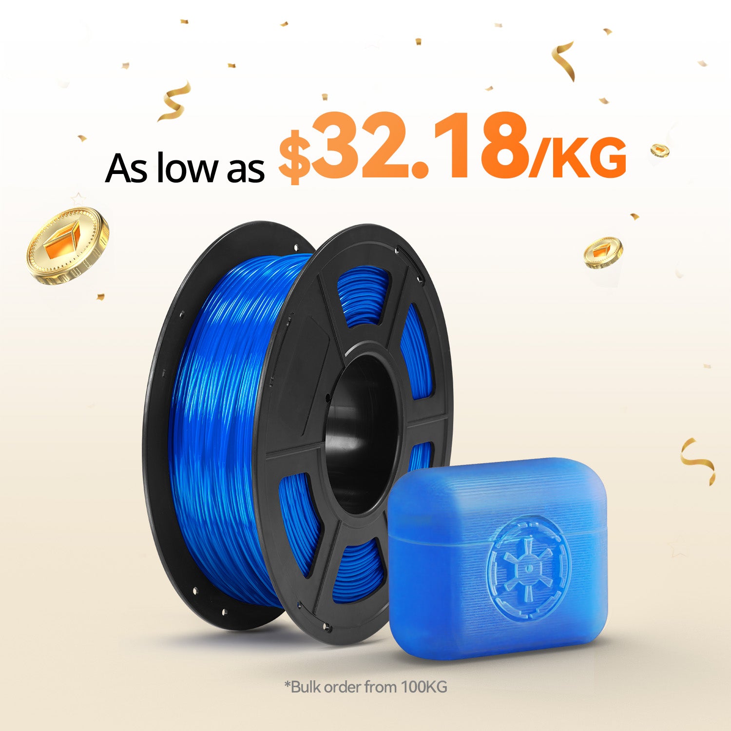 TPU Filament 10-100kg Deals