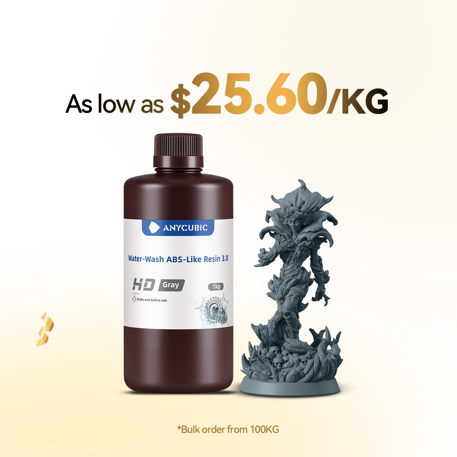Water-Wash ABS-Like Resin 3.0 10-100kg Deals