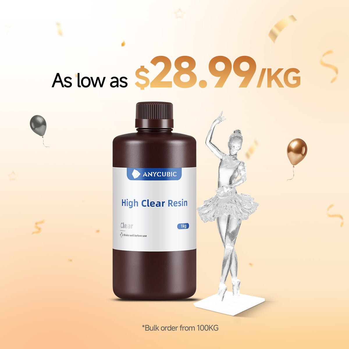 High Clear Resin 10-100kg Deals
